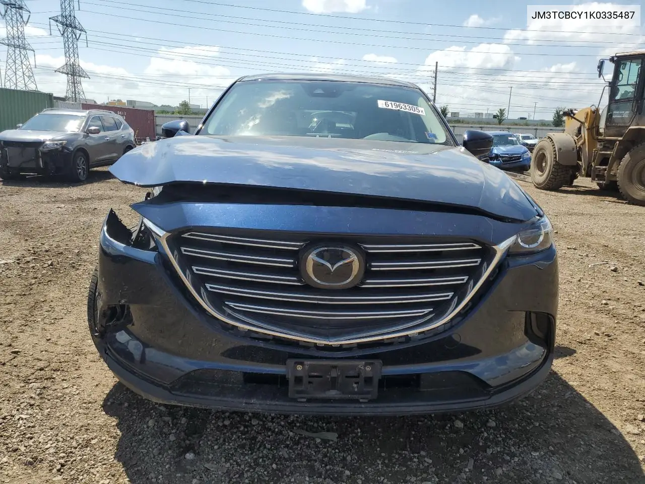 2019 Mazda Cx-9 Touring VIN: JM3TCBCY1K0335487 Lot: 61963305