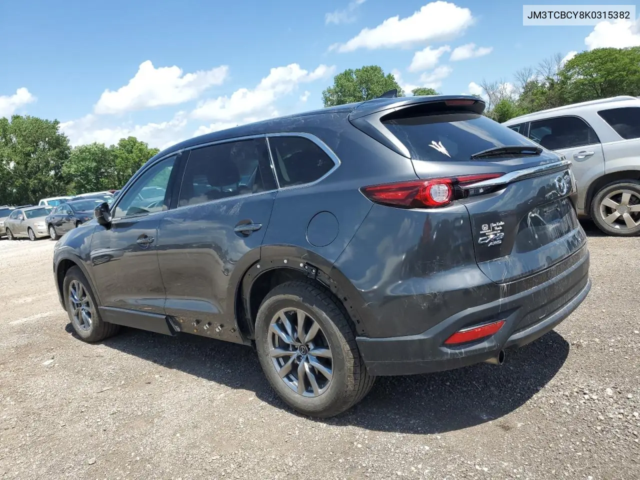 2019 Mazda Cx-9 Touring VIN: JM3TCBCY8K0315382 Lot: 62465725