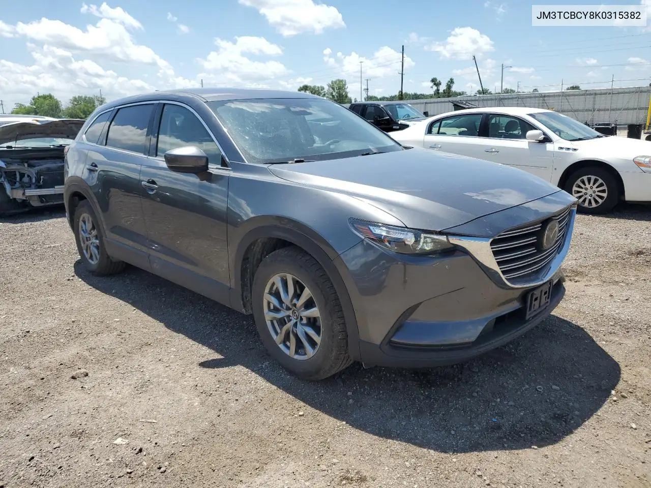 2019 Mazda Cx-9 Touring VIN: JM3TCBCY8K0315382 Lot: 62465725
