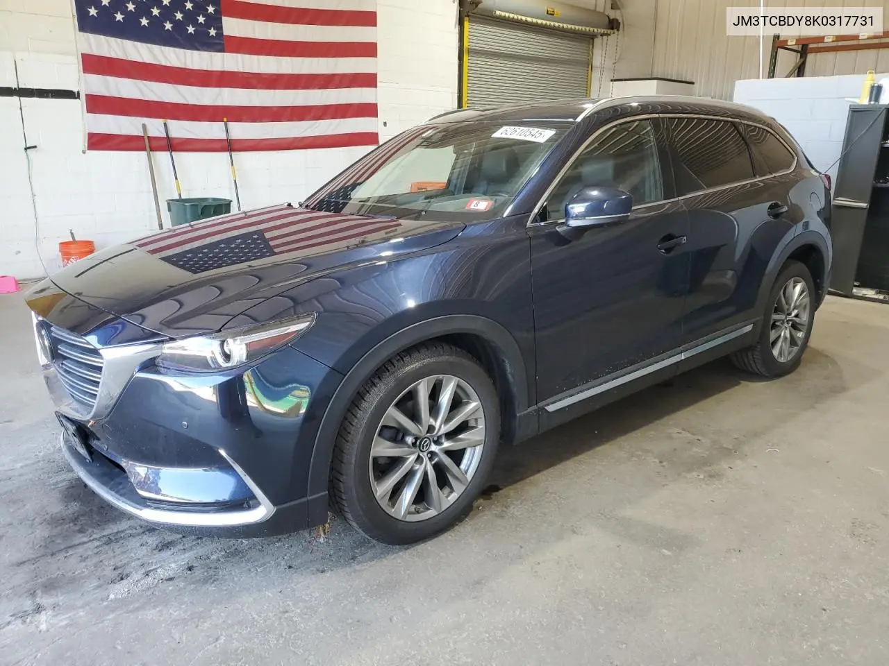 2019 Mazda Cx-9 Grand Touring VIN: JM3TCBDY8K0317731 Lot: 62610545