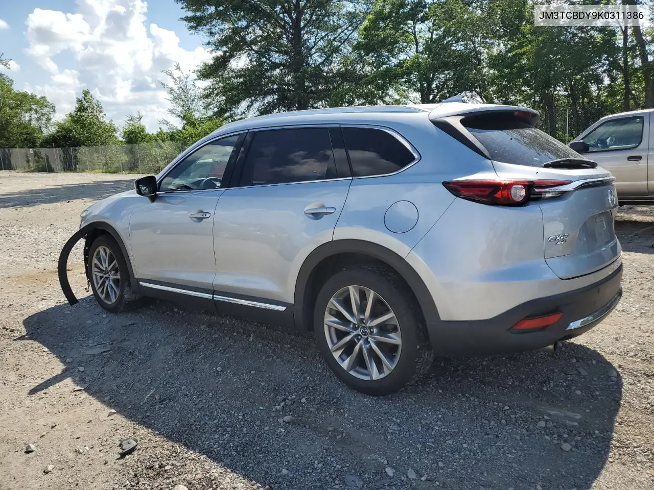 2019 Mazda Cx-9 Grand Touring VIN: JM3TCBDY9K0311386 Lot: 62718555