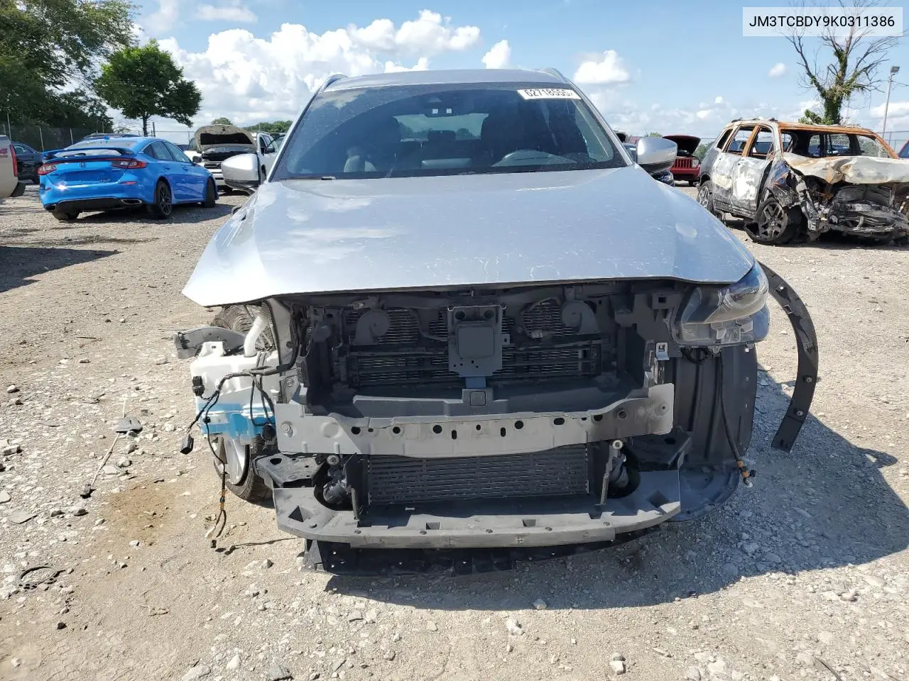 2019 Mazda Cx-9 Grand Touring VIN: JM3TCBDY9K0311386 Lot: 62718555