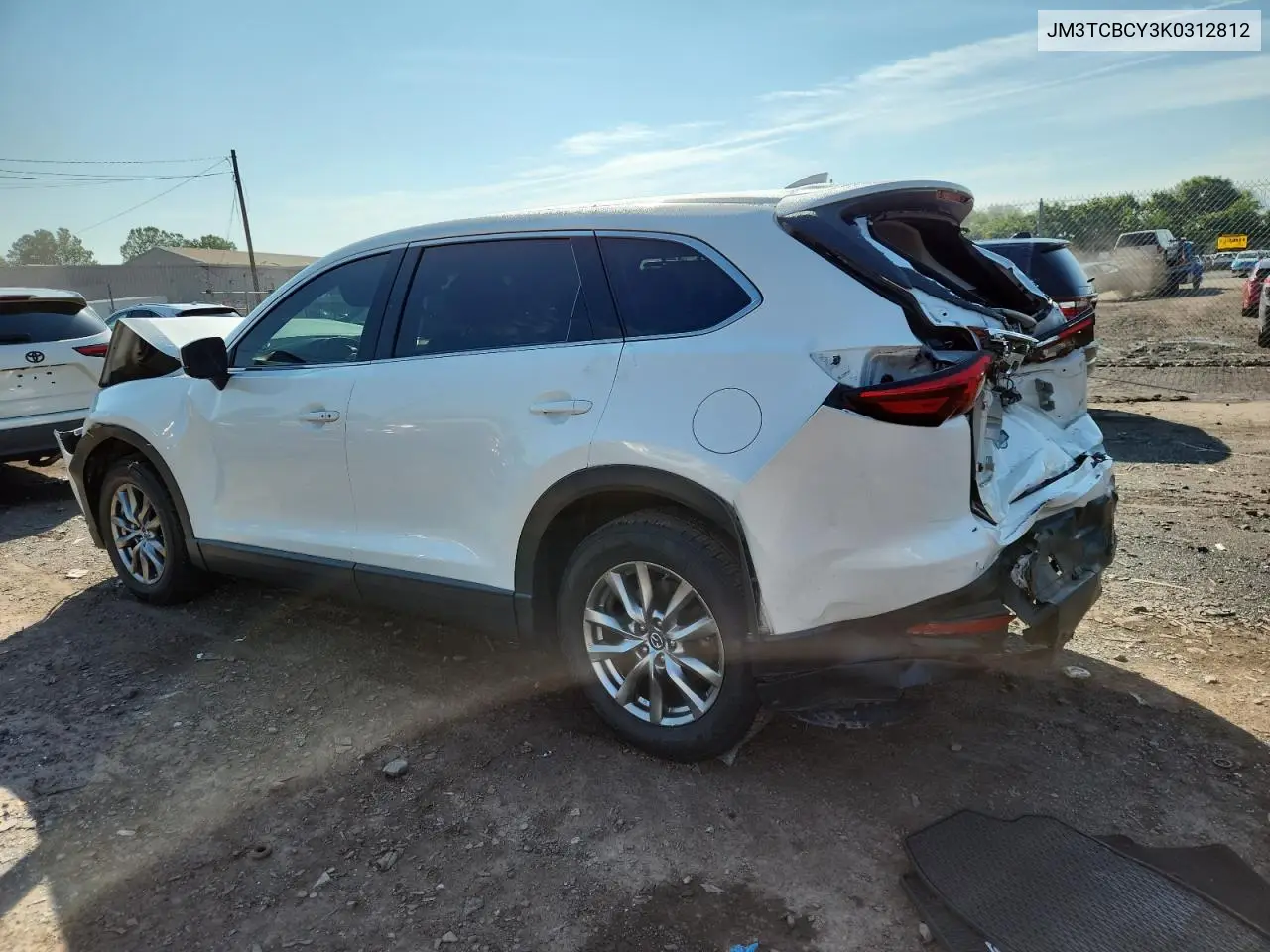 2019 Mazda Cx-9 Touring VIN: JM3TCBCY3K0312812 Lot: 63383555