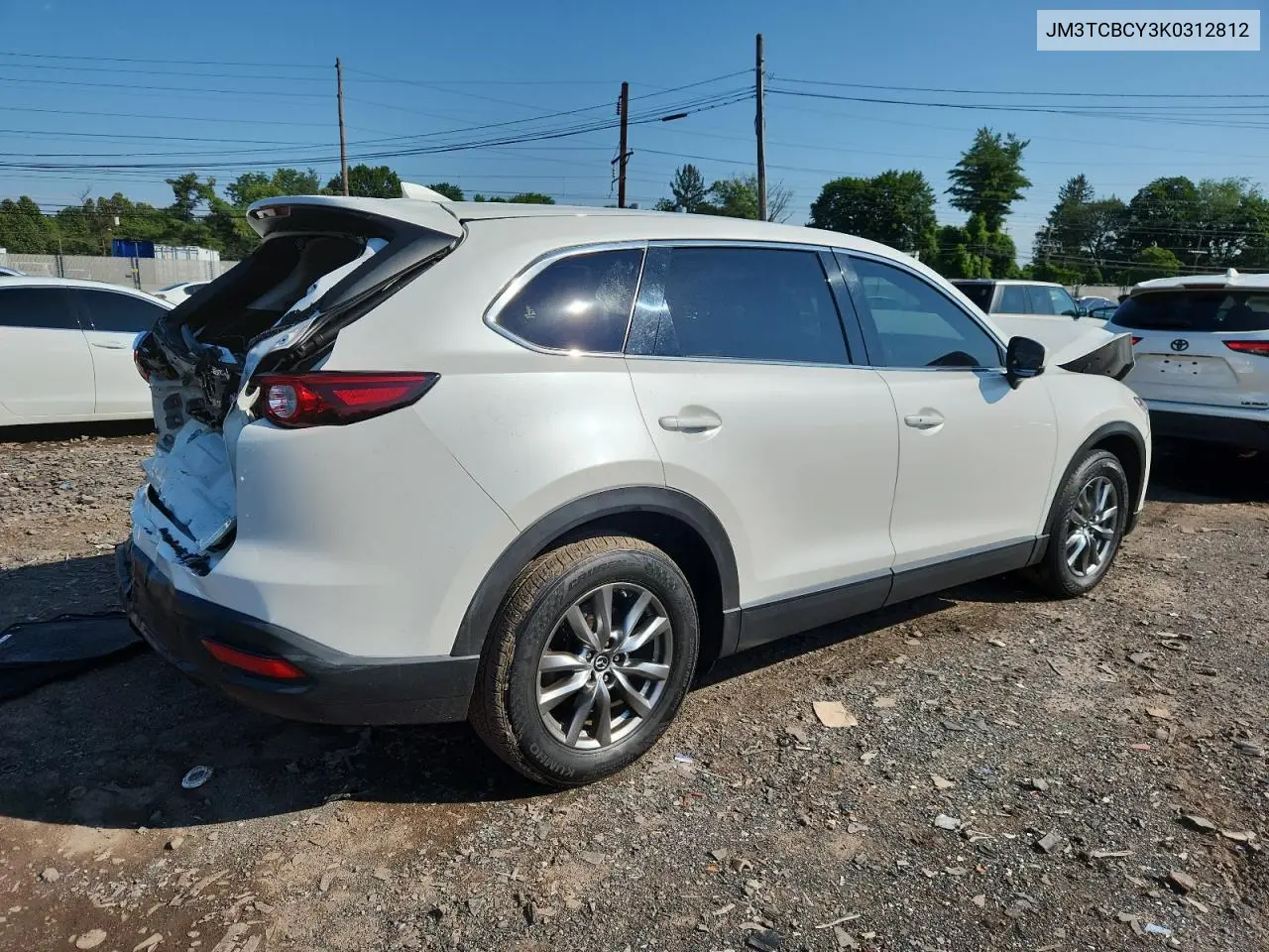 2019 Mazda Cx-9 Touring VIN: JM3TCBCY3K0312812 Lot: 63383555