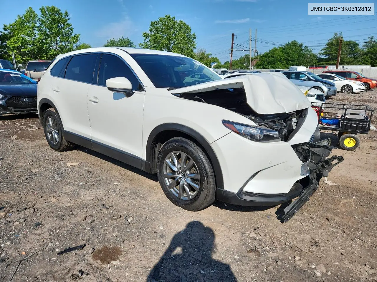 2019 Mazda Cx-9 Touring VIN: JM3TCBCY3K0312812 Lot: 63383555