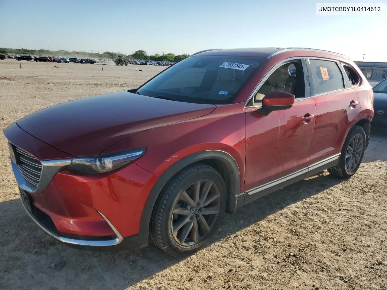 2020 Mazda Cx-9 Grand Touring VIN: JM3TCBDY1L0414612 Lot: 51561345