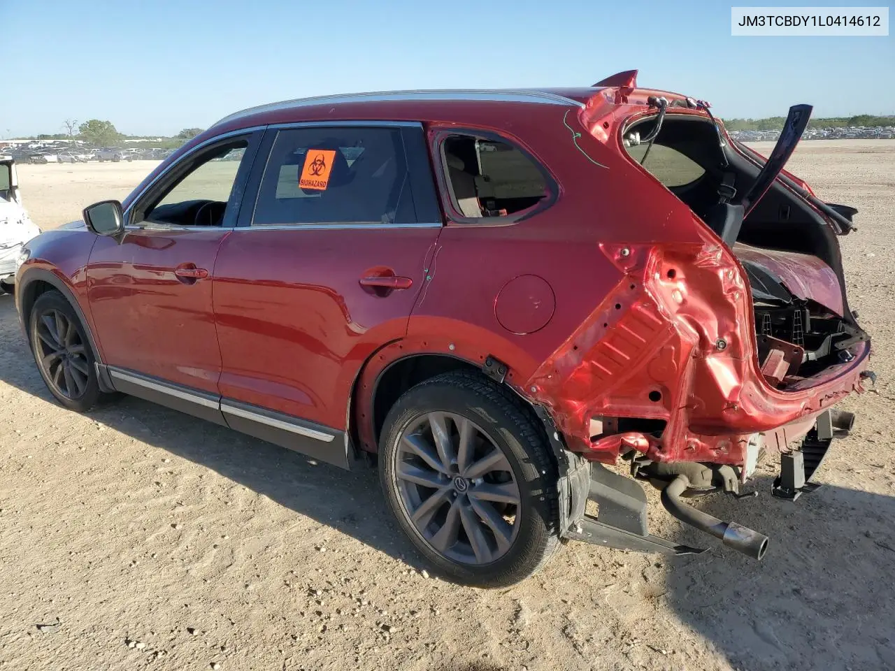 2020 Mazda Cx-9 Grand Touring VIN: JM3TCBDY1L0414612 Lot: 51561345