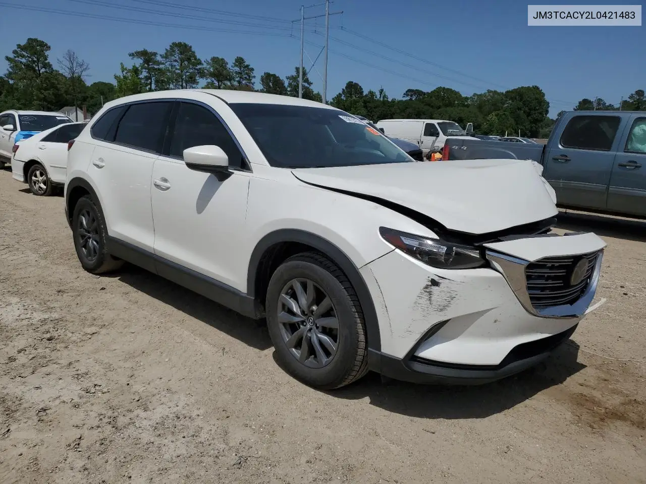 2020 Mazda Cx-9 Touring VIN: JM3TCACY2L0421483 Lot: 55812315