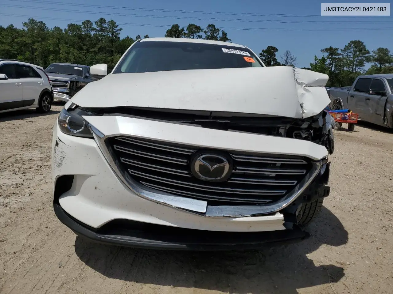 2020 Mazda Cx-9 Touring VIN: JM3TCACY2L0421483 Lot: 55812315