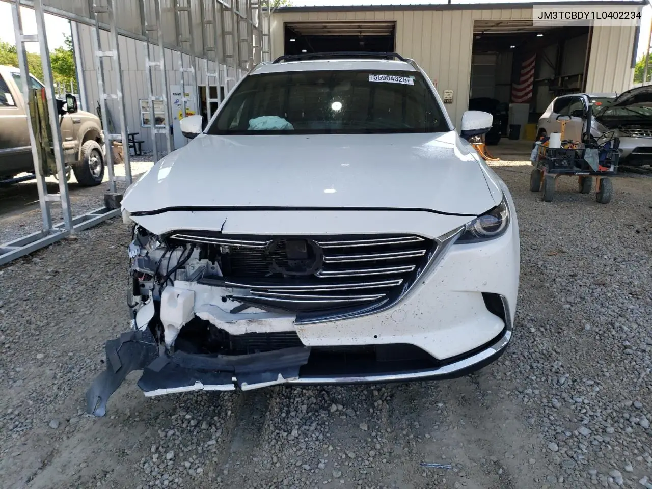 2020 Mazda Cx-9 Grand Touring VIN: JM3TCBDY1L0402234 Lot: 55904325