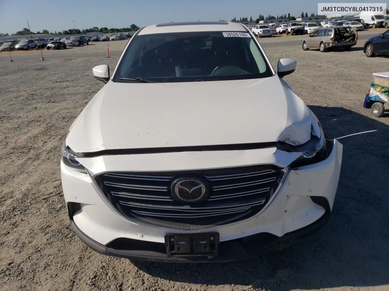 2020 Mazda Cx-9 Touring VIN: JM3TCBCY8L0417315 Lot: 58526135