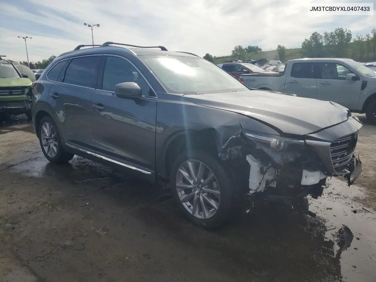 2020 Mazda Cx-9 Grand Touring VIN: JM3TCBDYXL0407433 Lot: 58617215