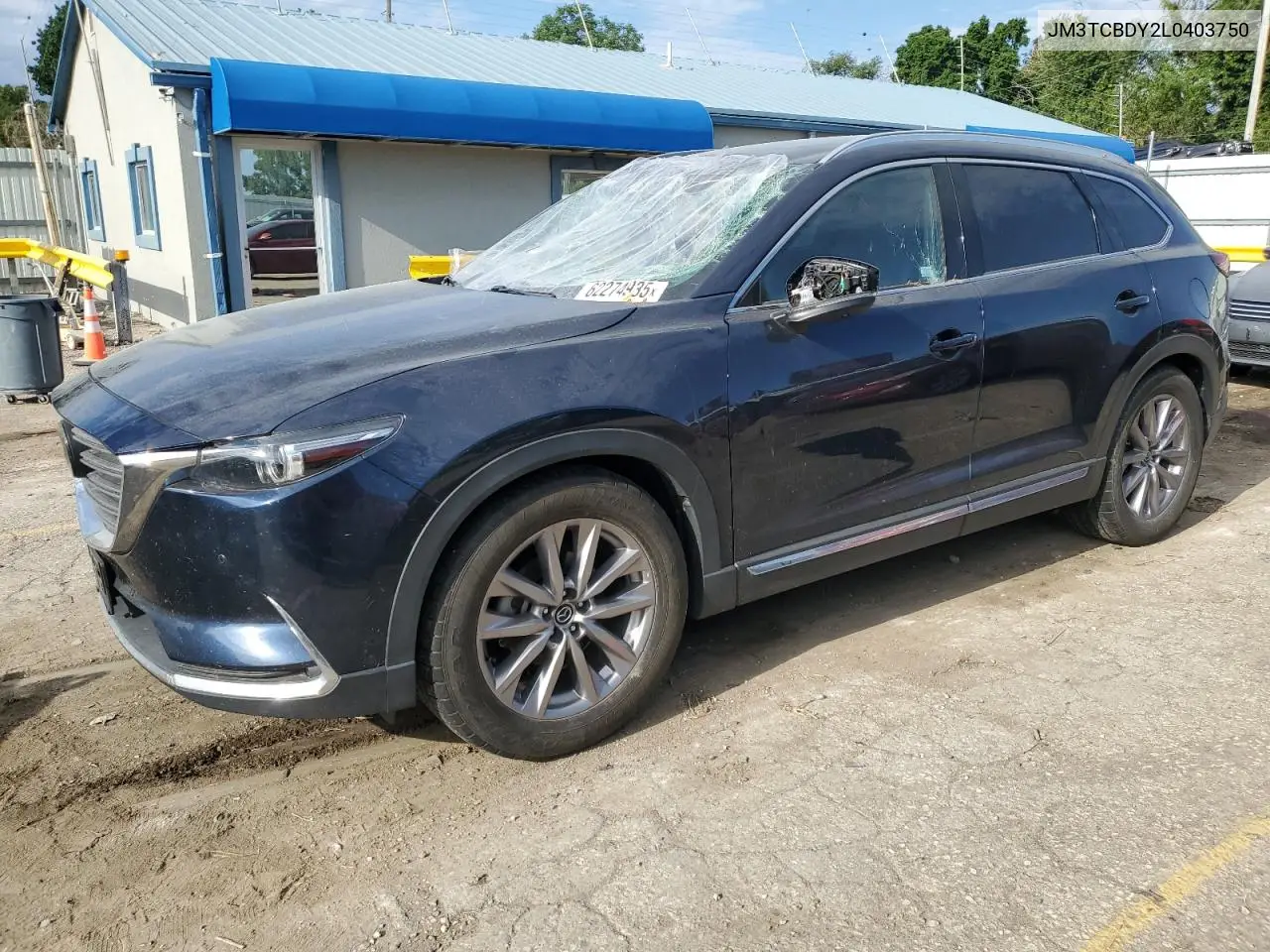 2020 Mazda Cx-9 Grand Touring VIN: JM3TCBDY2L0403750 Lot: 62274935