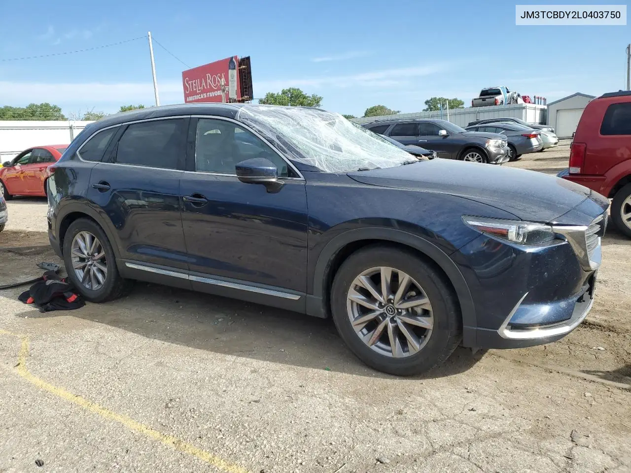 2020 Mazda Cx-9 Grand Touring VIN: JM3TCBDY2L0403750 Lot: 62274935