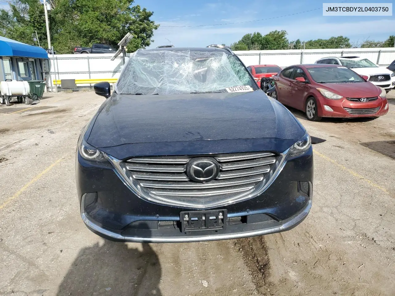 2020 Mazda Cx-9 Grand Touring VIN: JM3TCBDY2L0403750 Lot: 62274935