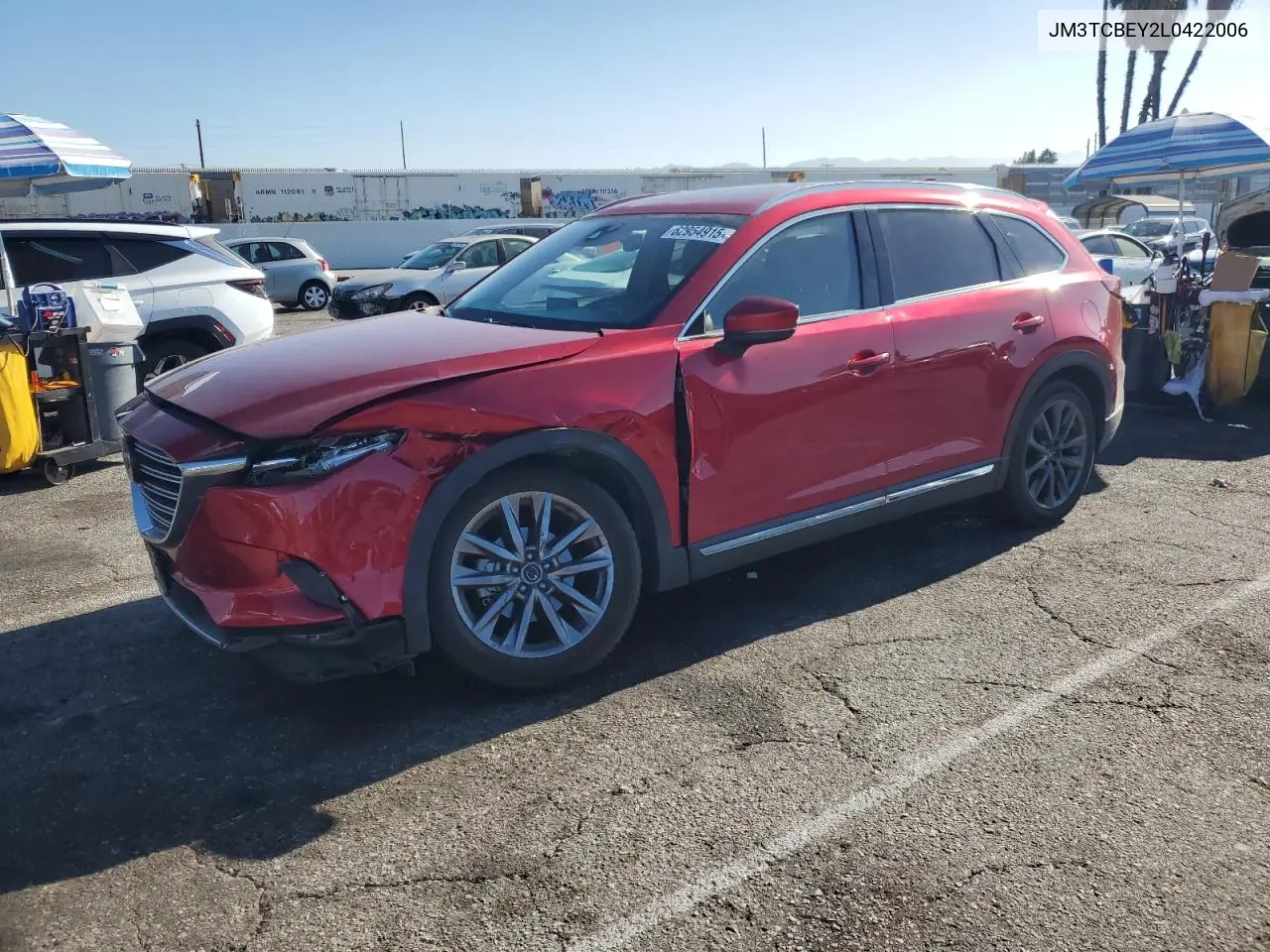 2020 Mazda Cx-9 Signature VIN: JM3TCBEY2L0422006 Lot: 62954915