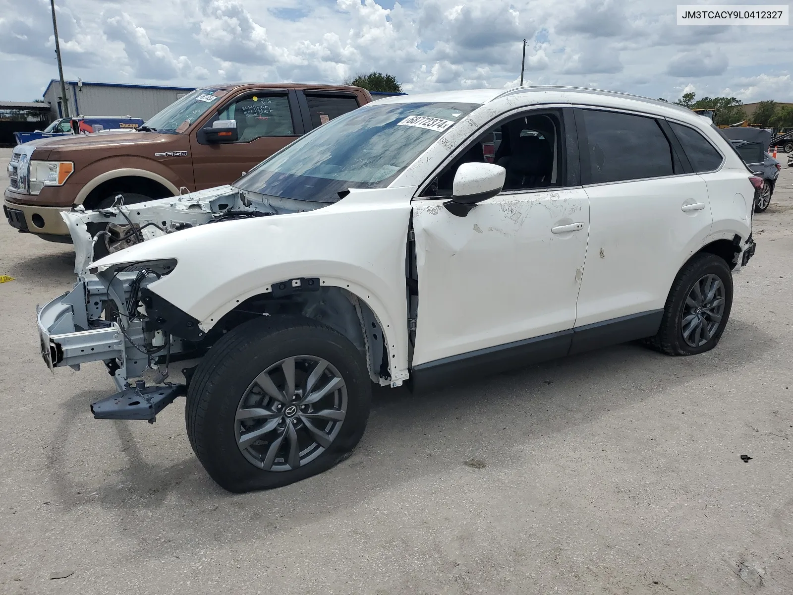 2020 Mazda Cx-9 Touring VIN: JM3TCACY9L0412327 Lot: 68772374