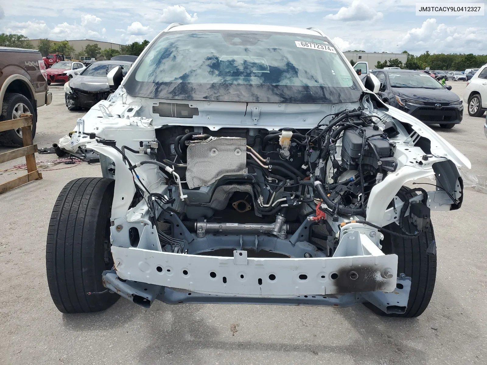 2020 Mazda Cx-9 Touring VIN: JM3TCACY9L0412327 Lot: 68772374
