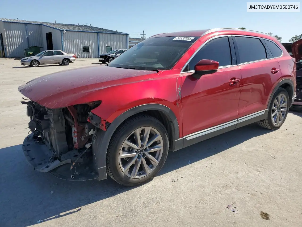 2021 Mazda Cx-9 Grand Touring VIN: JM3TCADY9M0500746 Lot: 56530765