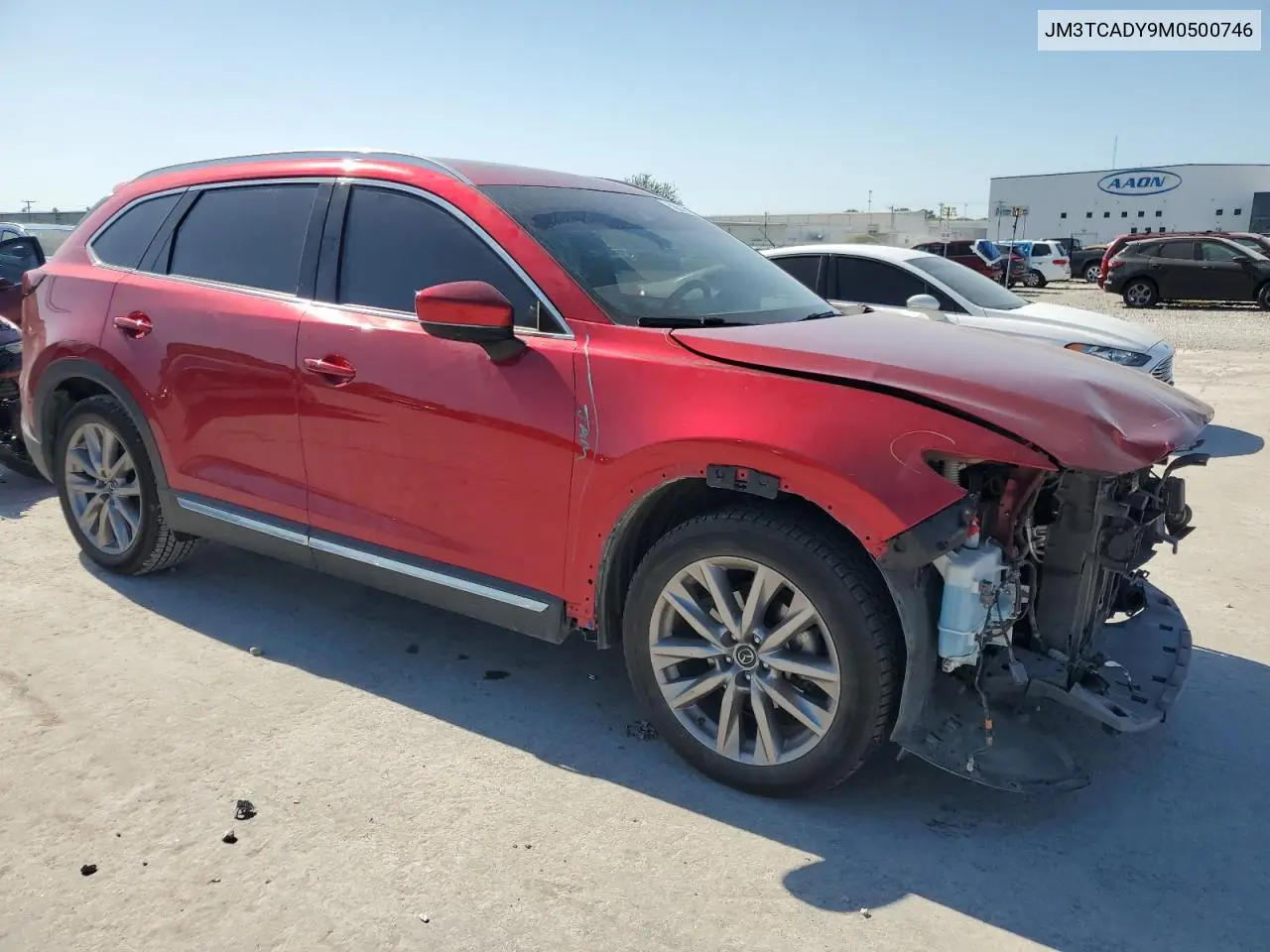 2021 Mazda Cx-9 Grand Touring VIN: JM3TCADY9M0500746 Lot: 56530765