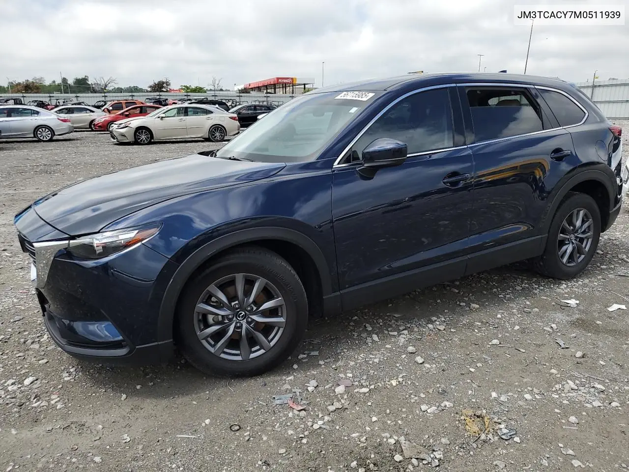 2021 Mazda Cx-9 Touring VIN: JM3TCACY7M0511939 Lot: 56715985