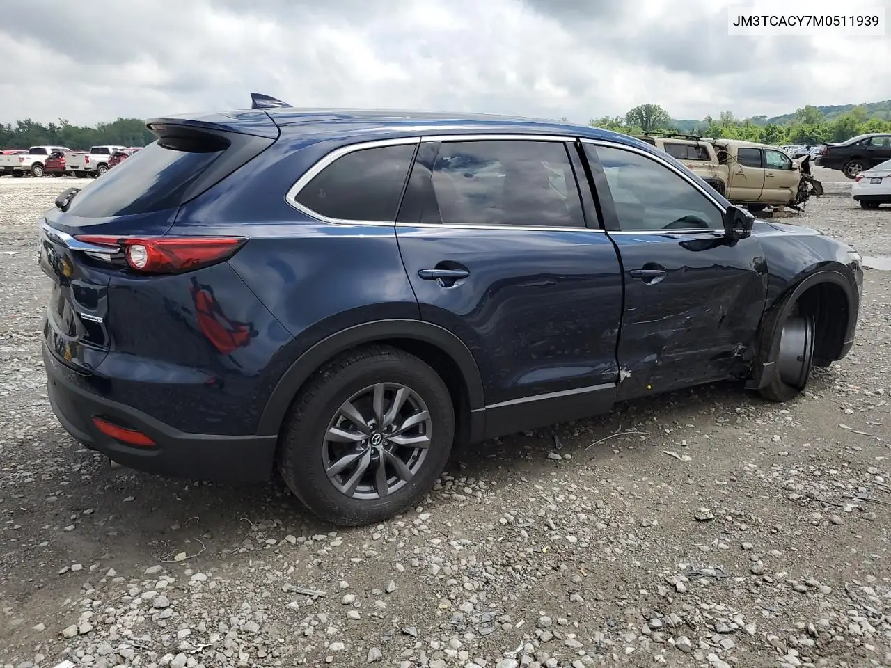 2021 Mazda Cx-9 Touring VIN: JM3TCACY7M0511939 Lot: 56715985