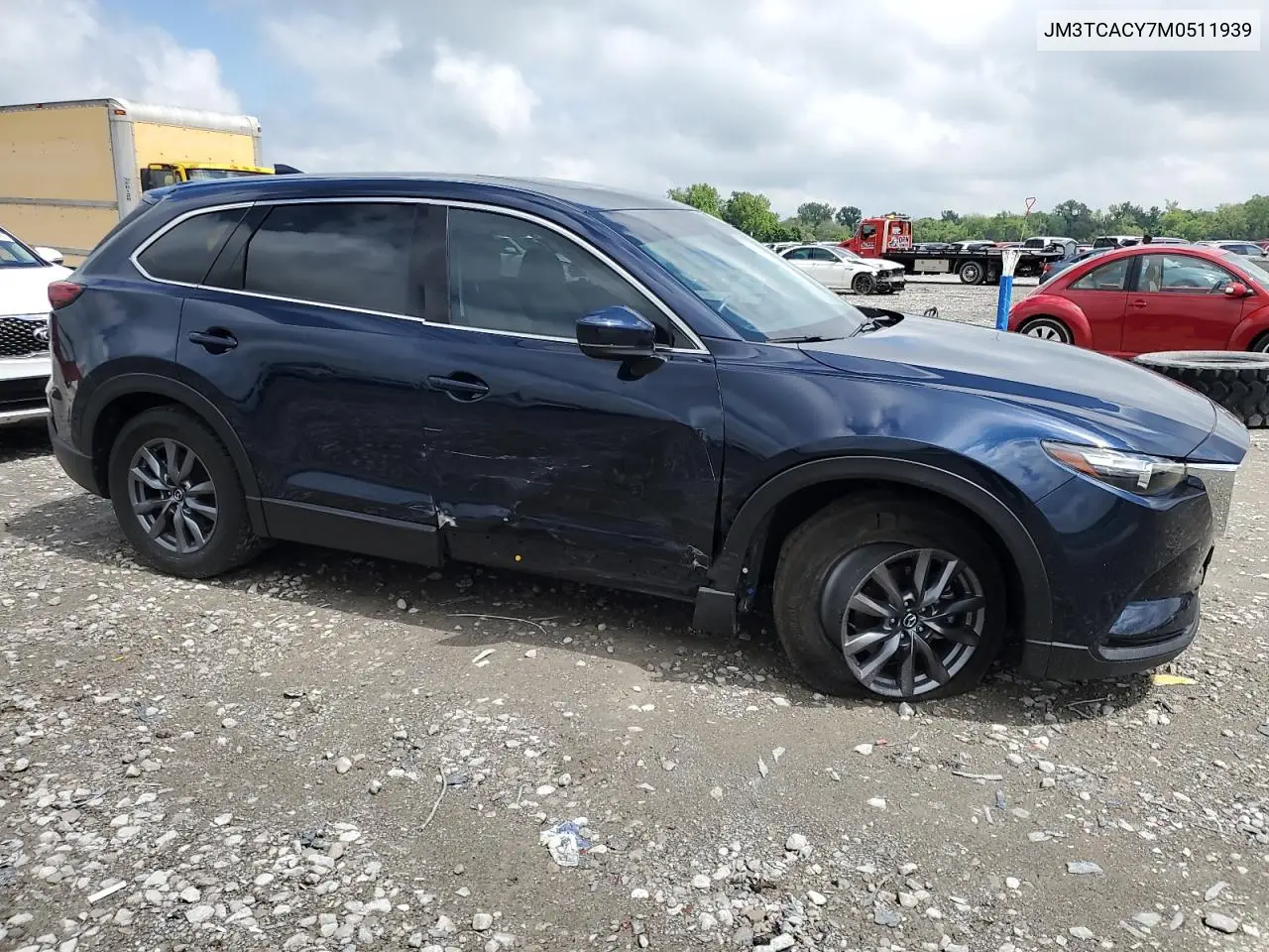 2021 Mazda Cx-9 Touring VIN: JM3TCACY7M0511939 Lot: 56715985