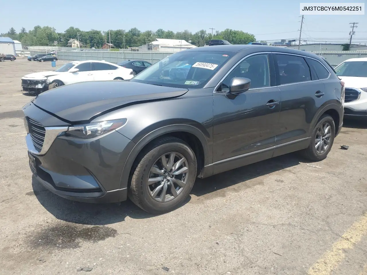 2021 Mazda Cx-9 Touring VIN: JM3TCBCY6M0542251 Lot: 59590475
