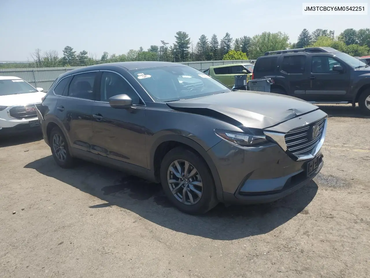 2021 Mazda Cx-9 Touring VIN: JM3TCBCY6M0542251 Lot: 59590475
