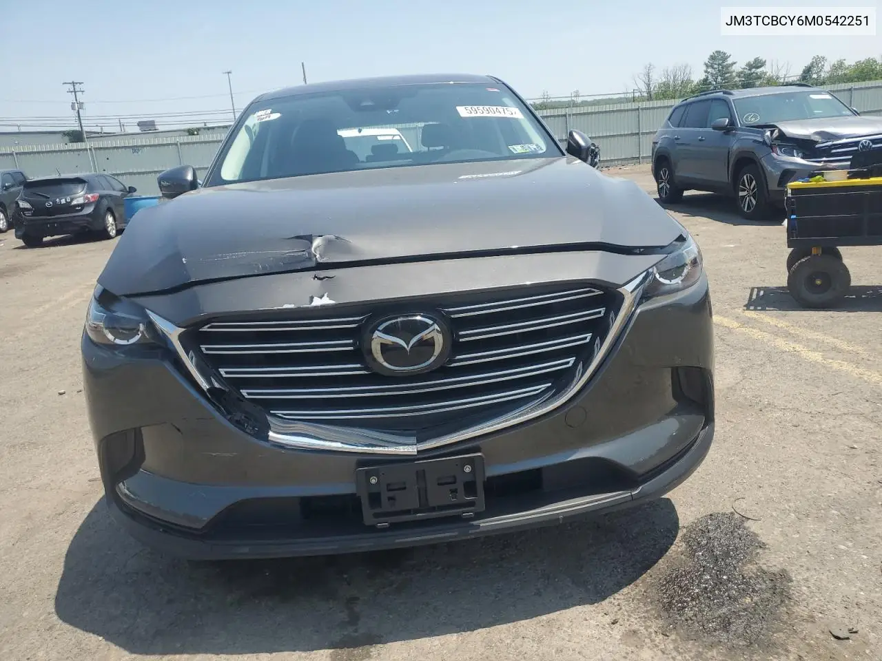 2021 Mazda Cx-9 Touring VIN: JM3TCBCY6M0542251 Lot: 59590475