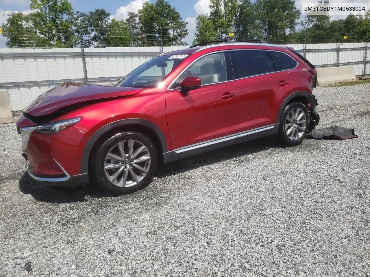 2021 Mazda Cx-9 Grand Touring VIN: JM3TCBDY1M0533004 Lot: 62567155
