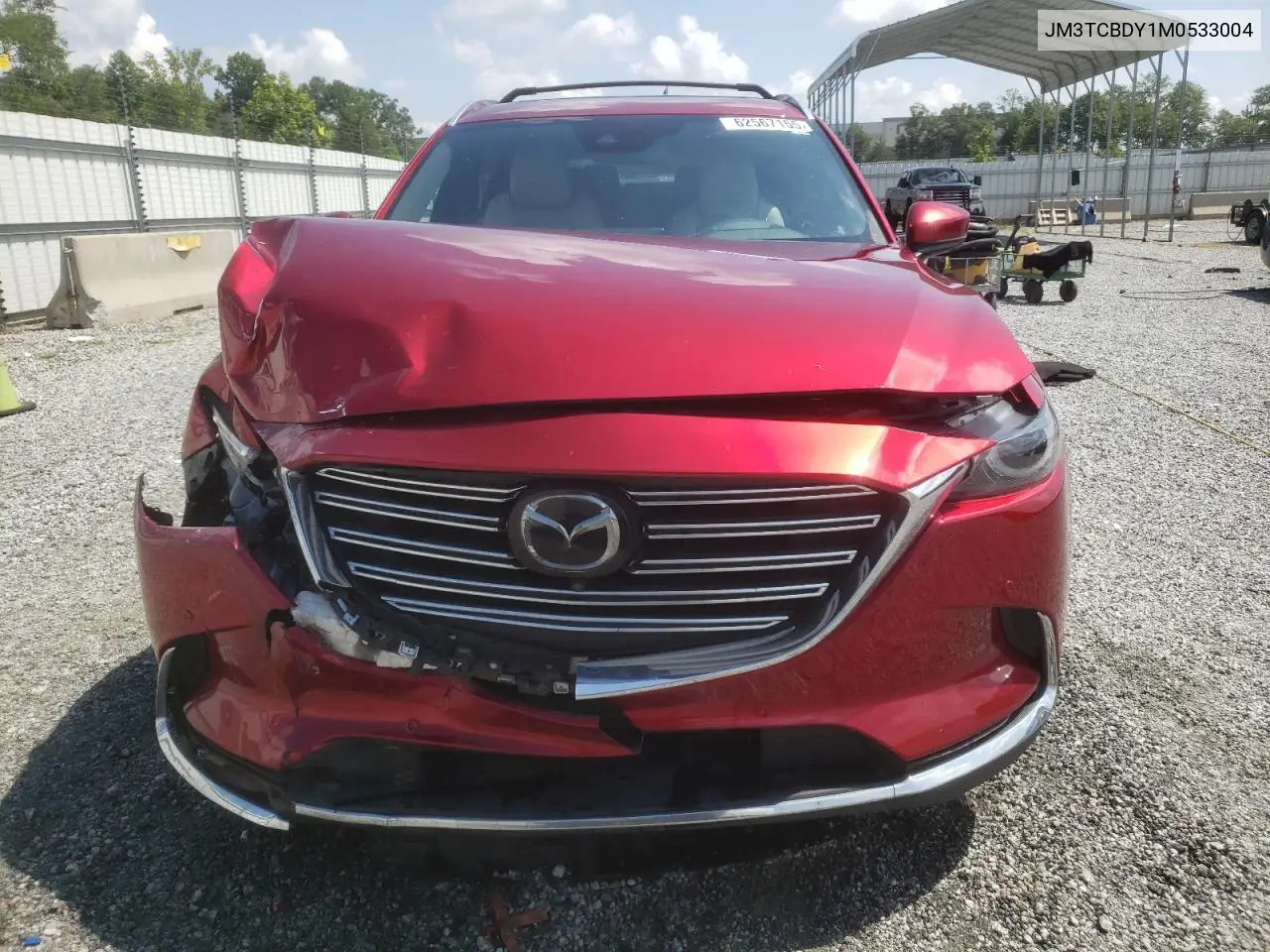 2021 Mazda Cx-9 Grand Touring VIN: JM3TCBDY1M0533004 Lot: 62567155