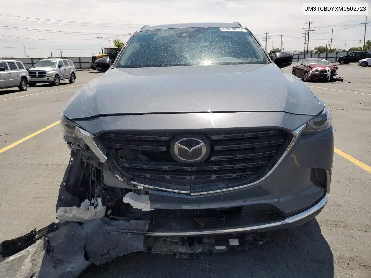 2021 Mazda Cx-9 Grand Touring VIN: JM3TCBDYXM0502723 Lot: 62664205