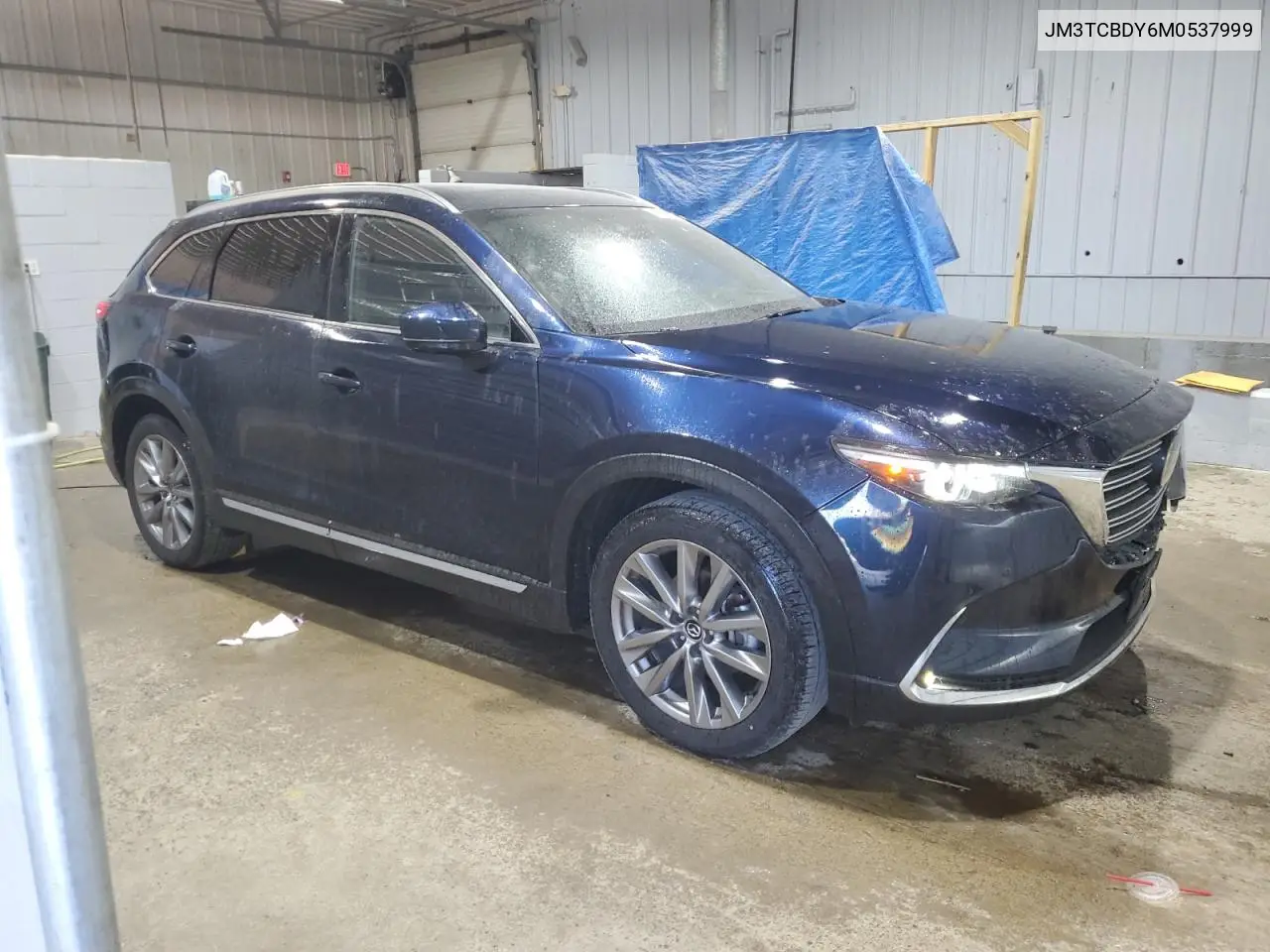 2021 Mazda Cx-9 Grand Touring VIN: JM3TCBDY6M0537999 Lot: 62741425