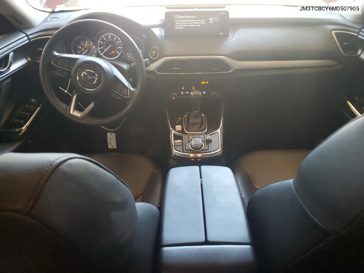 2021 Mazda Cx-9 Touring VIN: JM3TCBCY6M0507905 Lot: 63648205