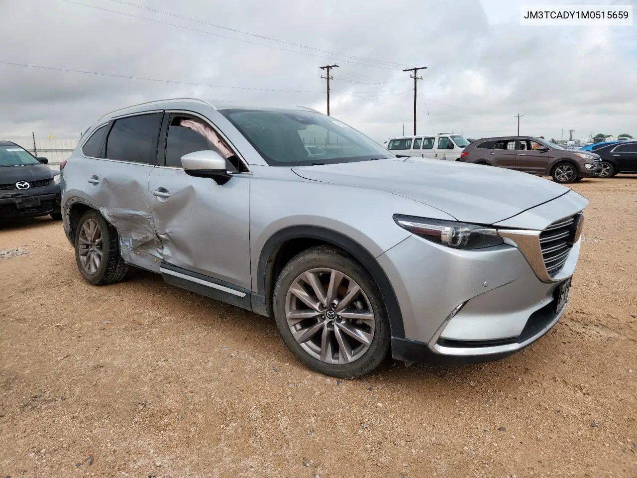 2021 Mazda Cx-9 Grand Touring VIN: JM3TCADY1M0515659 Lot: 63655875