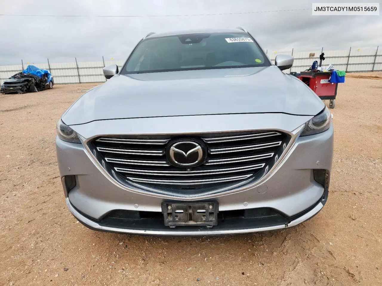 2021 Mazda Cx-9 Grand Touring VIN: JM3TCADY1M0515659 Lot: 63655875