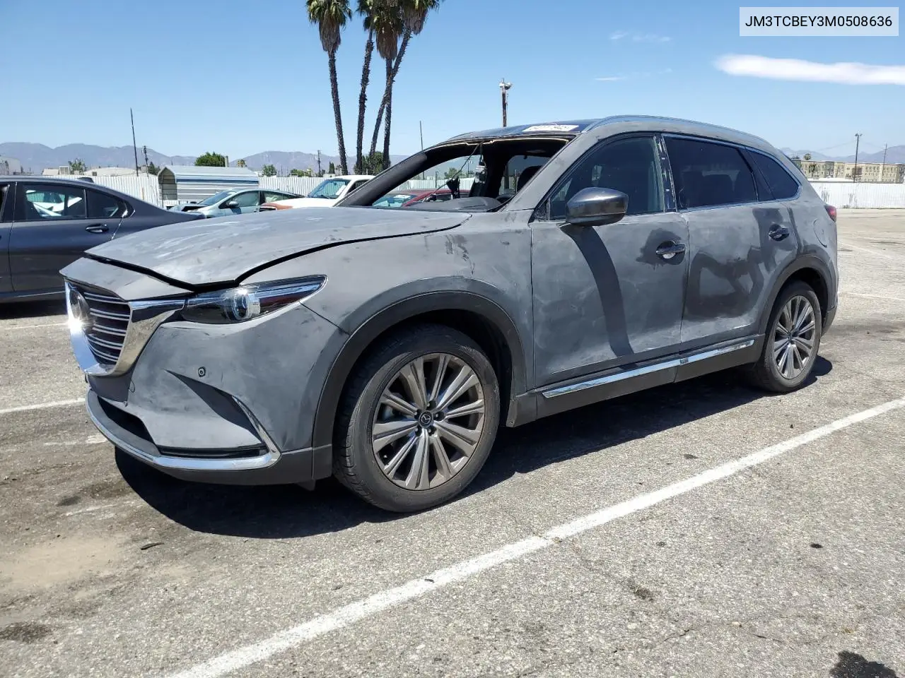 2021 Mazda Cx-9 Signature VIN: JM3TCBEY3M0508636 Lot: 64117945