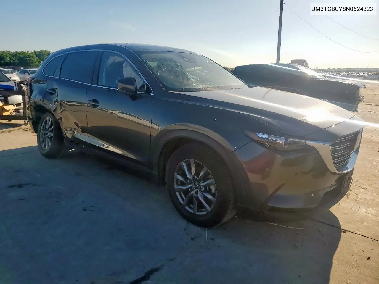 2022 Mazda Cx-9 Touring VIN: JM3TCBCY8N0624323 Lot: 56530965