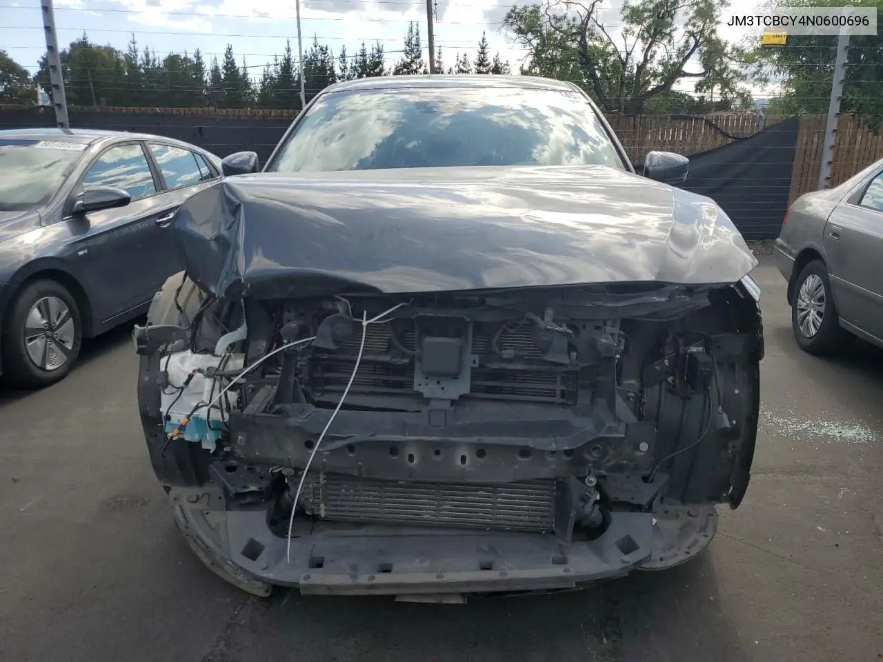 2022 Mazda Cx-9 Touring VIN: JM3TCBCY4N0600696 Lot: 56761145
