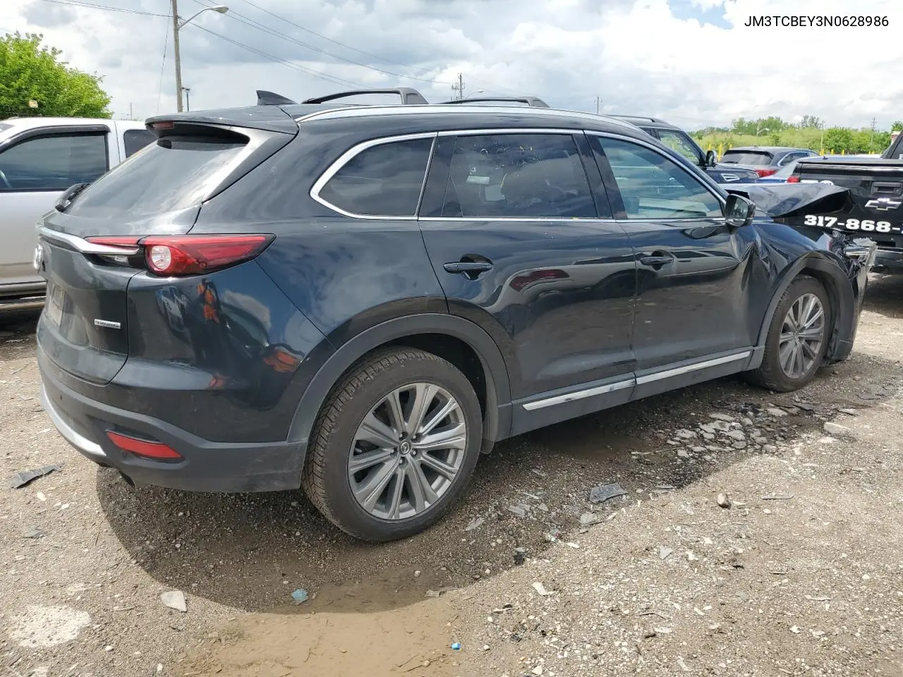 2022 Mazda Cx-9 Signature VIN: JM3TCBEY3N0628986 Lot: 56877685