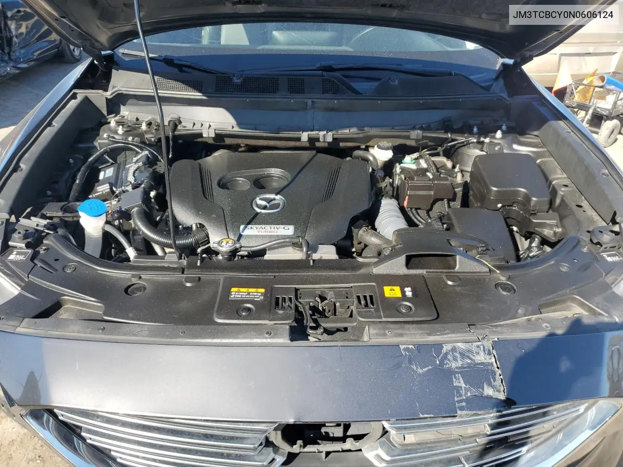 2022 Mazda Cx-9 Touring VIN: JM3TCBCY0N0606124 Lot: 77874574