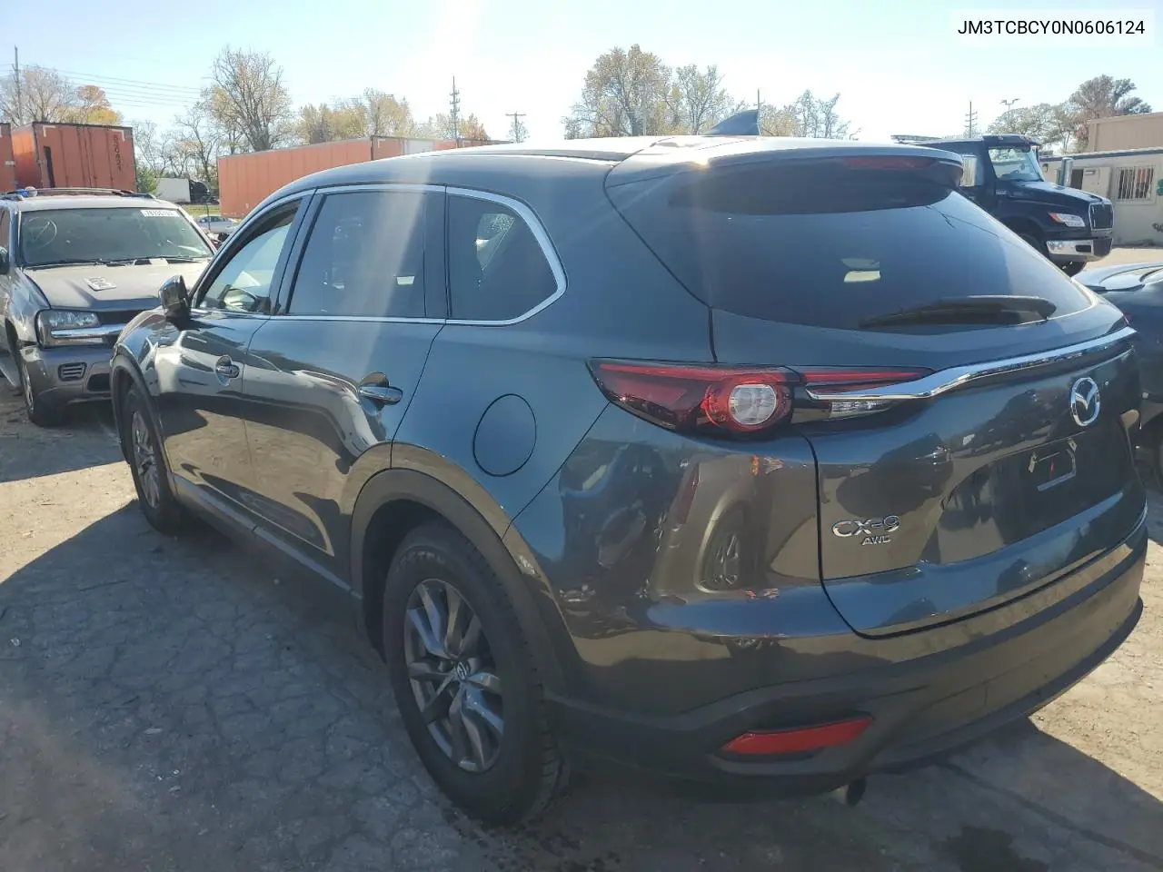 2022 Mazda Cx-9 Touring VIN: JM3TCBCY0N0606124 Lot: 77874574