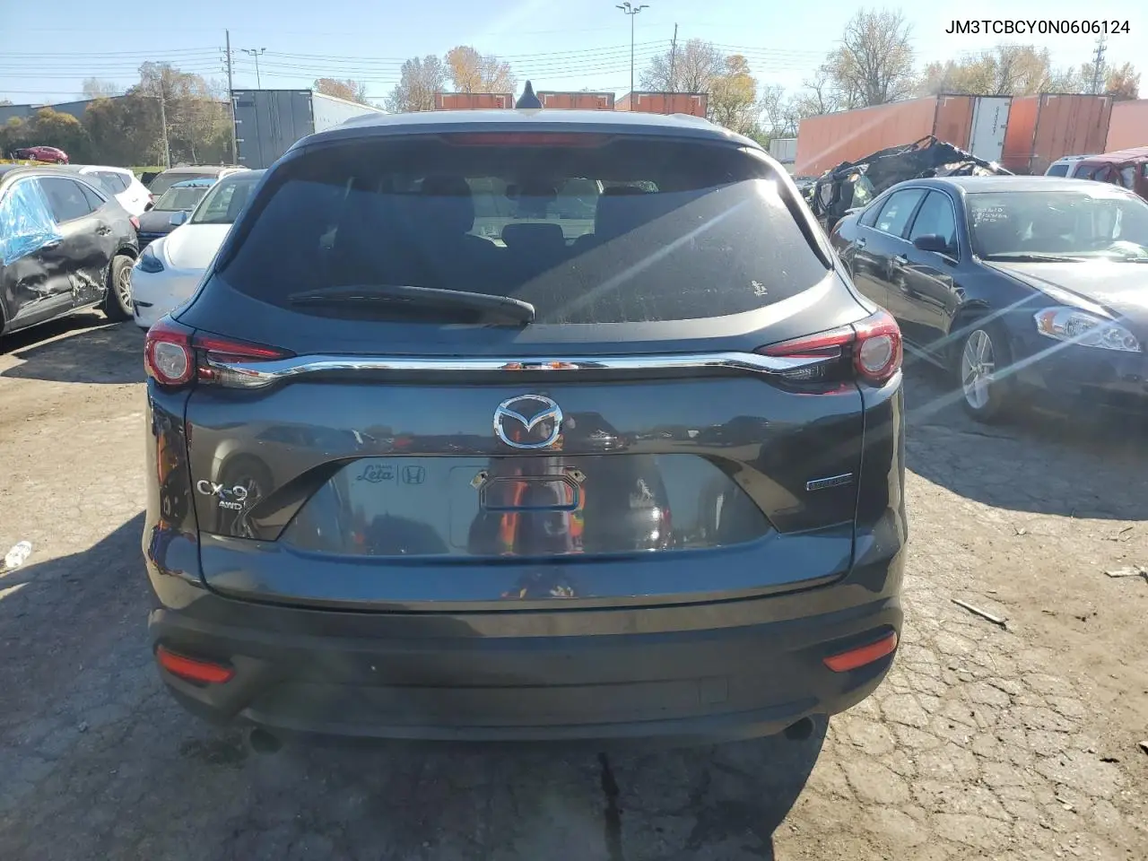 2022 Mazda Cx-9 Touring VIN: JM3TCBCY0N0606124 Lot: 77874574