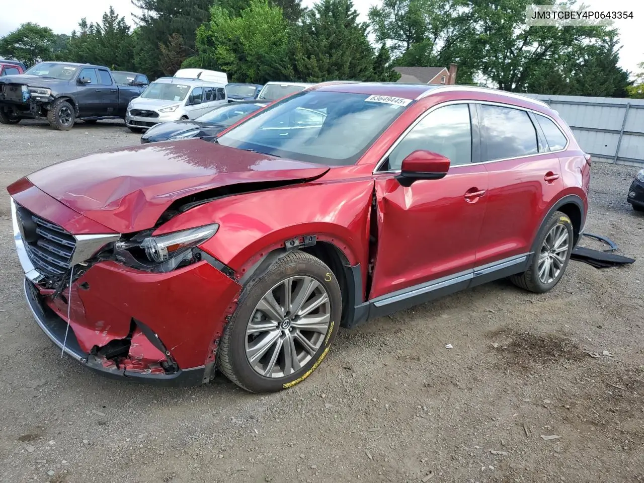 2023 Mazda Cx-9 Signature VIN: JM3TCBEY4P0643354 Lot: 63649445