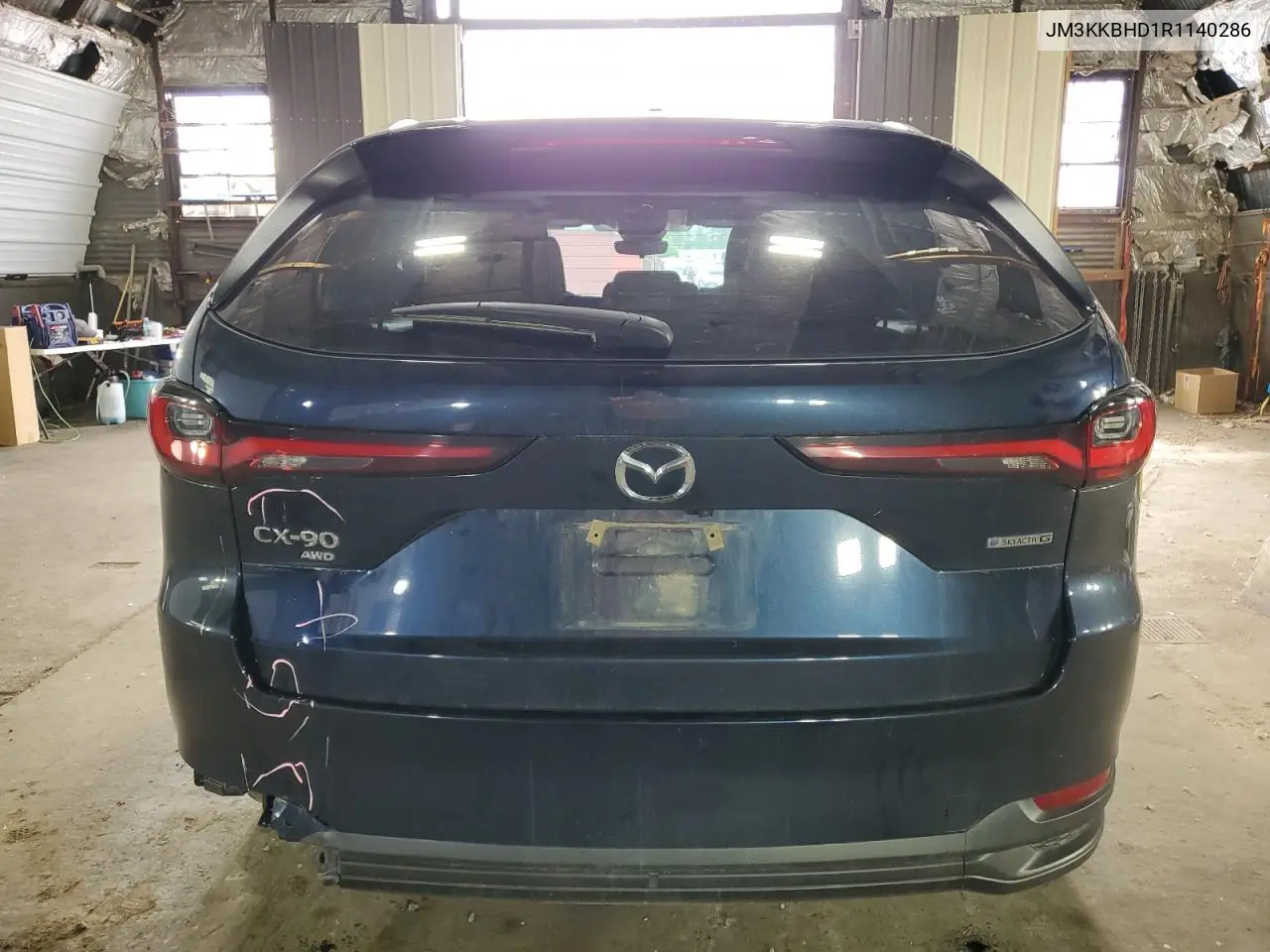 2024 Mazda Cx-90 Preferred VIN: JM3KKBHD1R1140286 Lot: 62449485