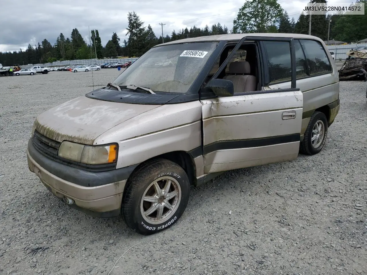 1992 Mazda Mpv Wagon VIN: JM3LV5228N0414572 Lot: 56950615