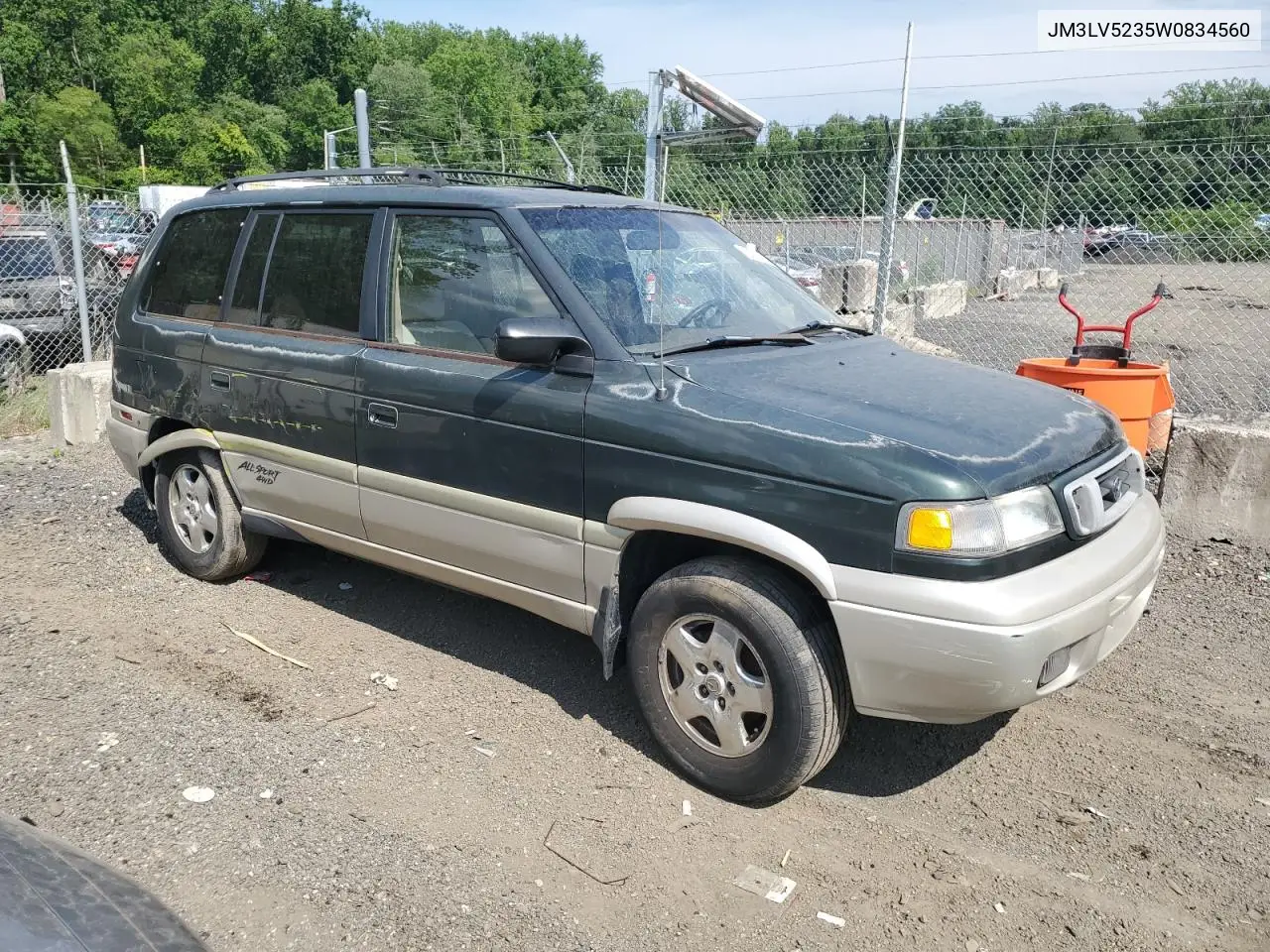 1998 Mazda Mpv Wagon VIN: JM3LV5235W0834560 Lot: 62679705