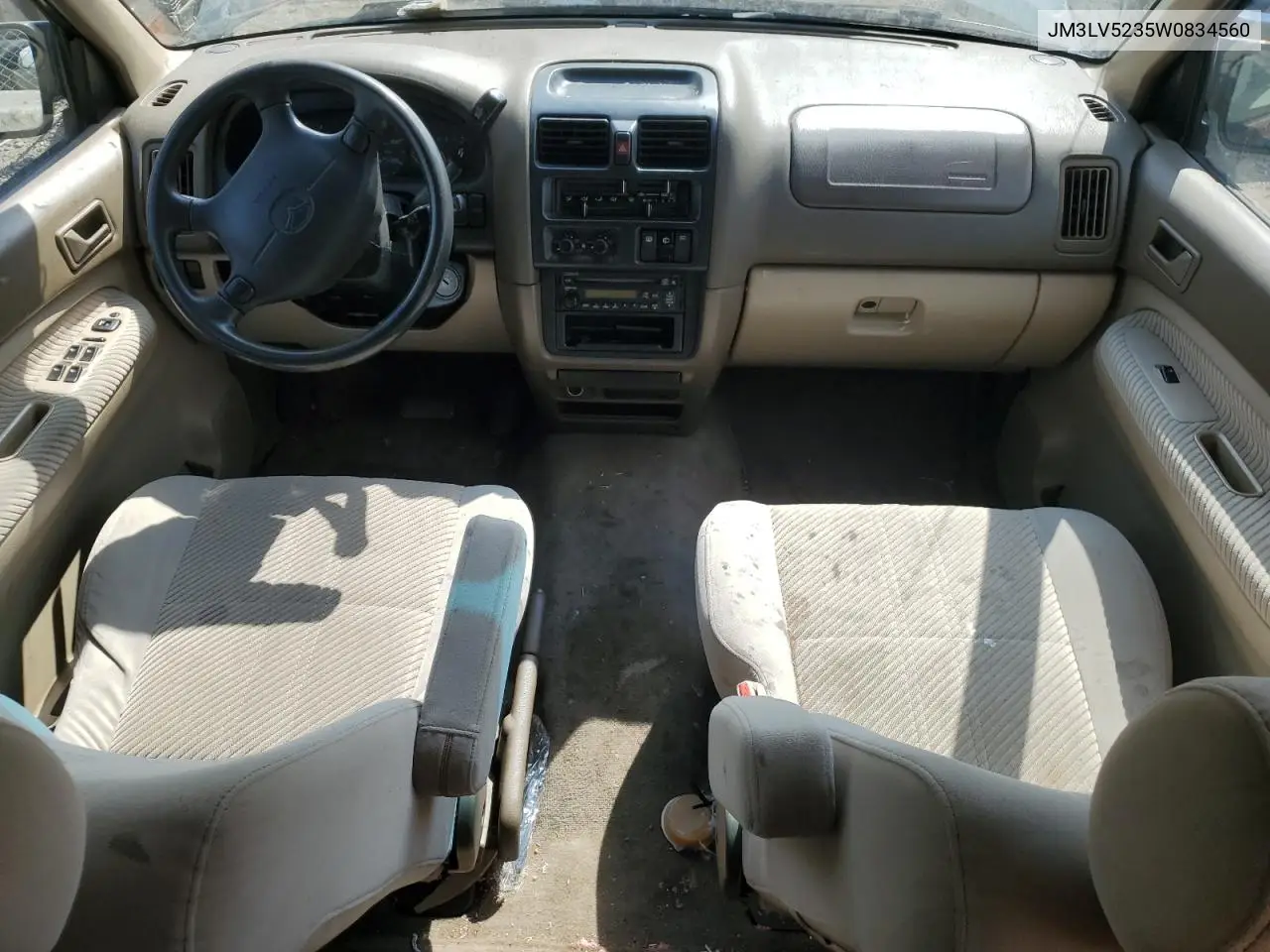 1998 Mazda Mpv Wagon VIN: JM3LV5235W0834560 Lot: 62679705