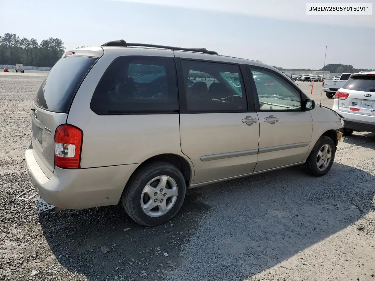 2000 Mazda Mpv Wagon VIN: JM3LW28G5Y0150911 Lot: 49316665